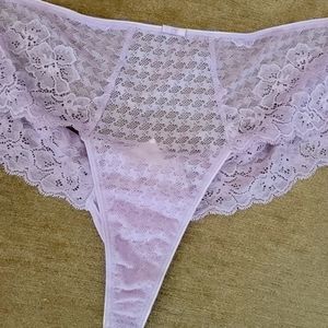 Panache Lilac Lace Thong Panties